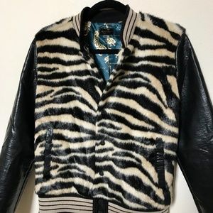 Mother Denim Varsity Tiger jacket